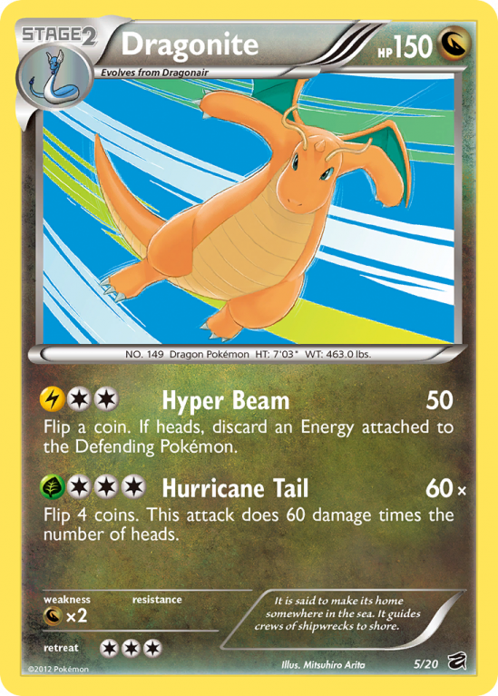 Dragonite 5/20 Black & White Dragon Vault