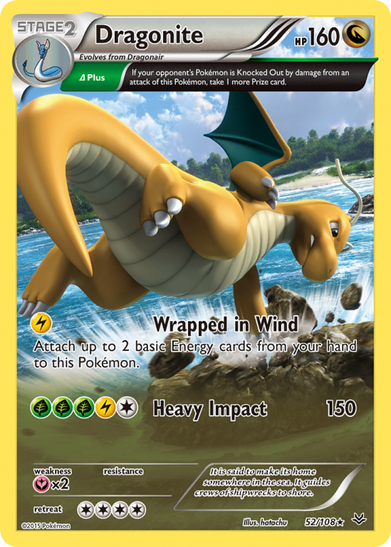 Dragonite 52/108 XY Roaring Skies