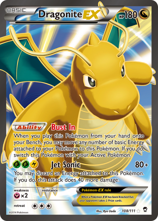 Dragonite-EX 108/111 XY Furious Fists
