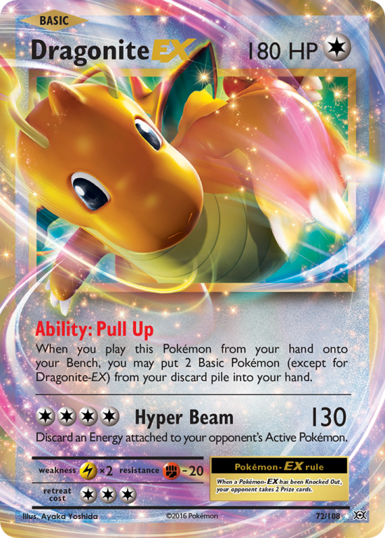 Dragonite-EX 72/108 XY Evolutions