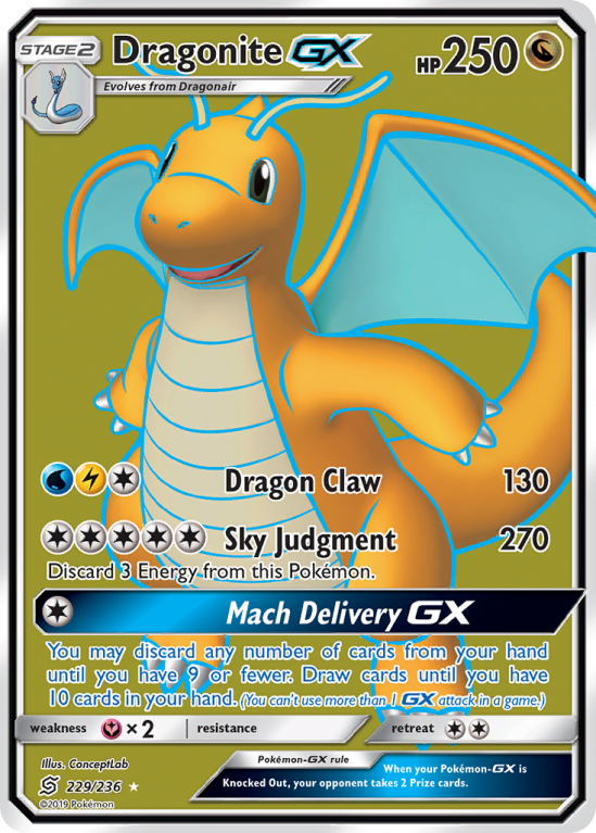 Dragonite-GX 229/236 Sun & Moon Unified Minds