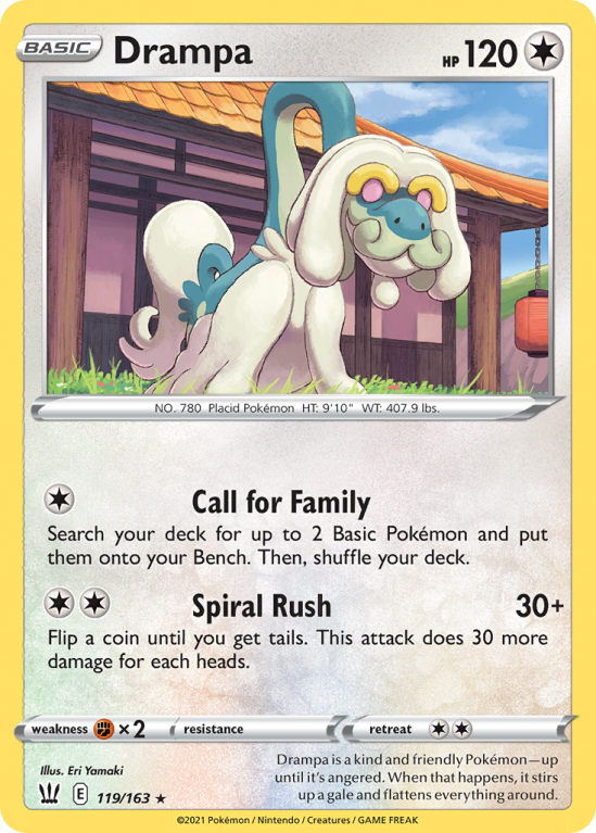 Drampa 119/163 Sword & Shield Battle Styles