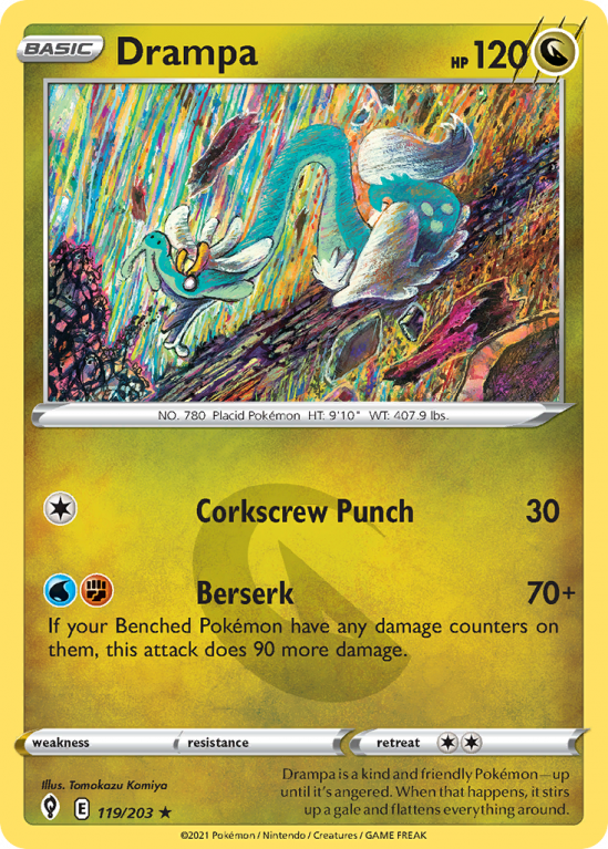 Drampa 119/203 Sword & Shield Evolving Skies