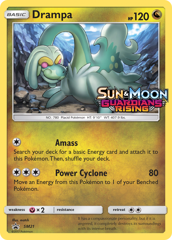 Drampa SM21/156 Sun & Moon SM Black Star Promos