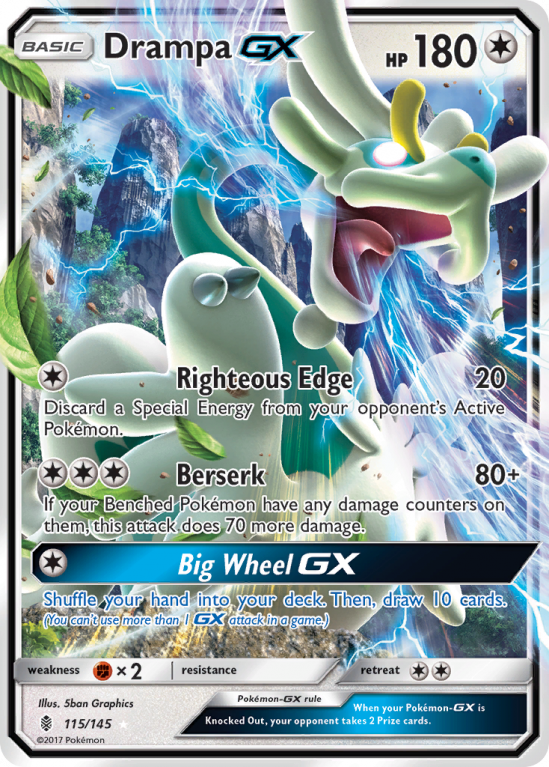 Drampa-GX 115/145 Sun & Moon Guardians Rising