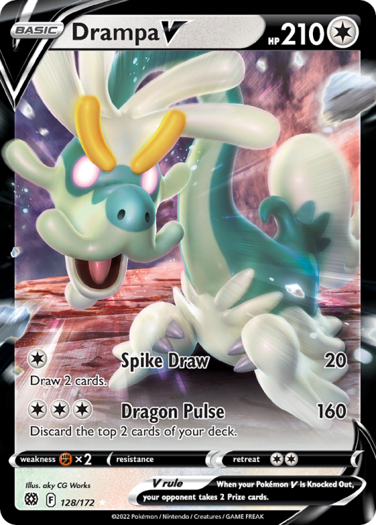 Drampa V 128/172 Sword & Shield Brilliant Stars