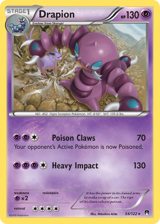 Drapion 54/122 XY BREAKpoint