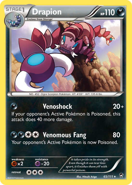 Drapion 65/111 XY Furious Fists