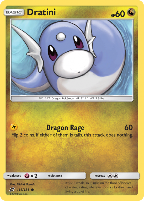 Dratini 116/181 Sun & Moon Team Up