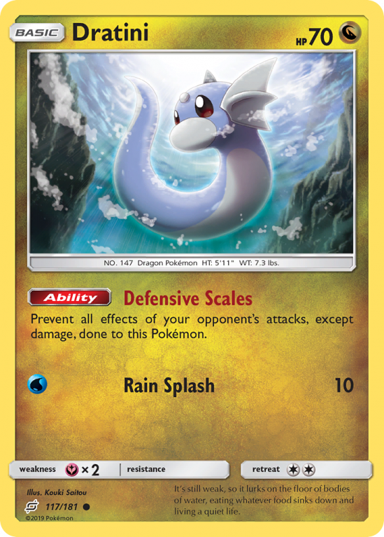 Dratini 117/181 Sun & Moon Team Up