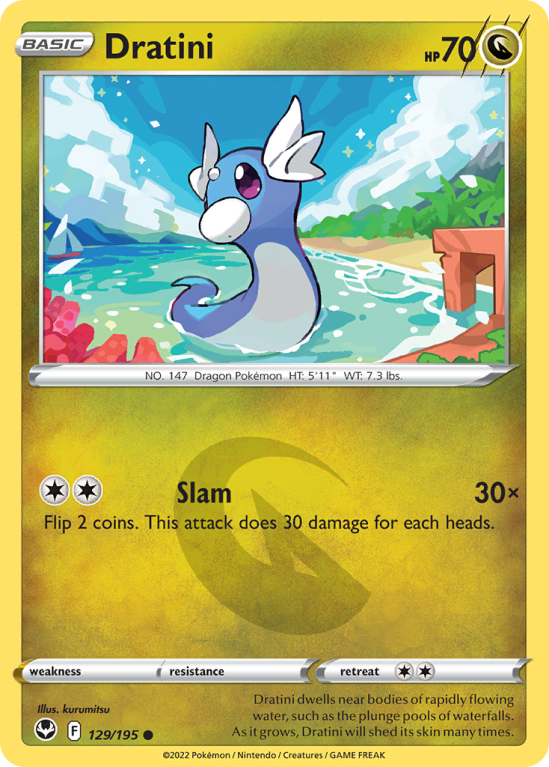 Dratini 129/195 Sword & Shield Silver Tempest