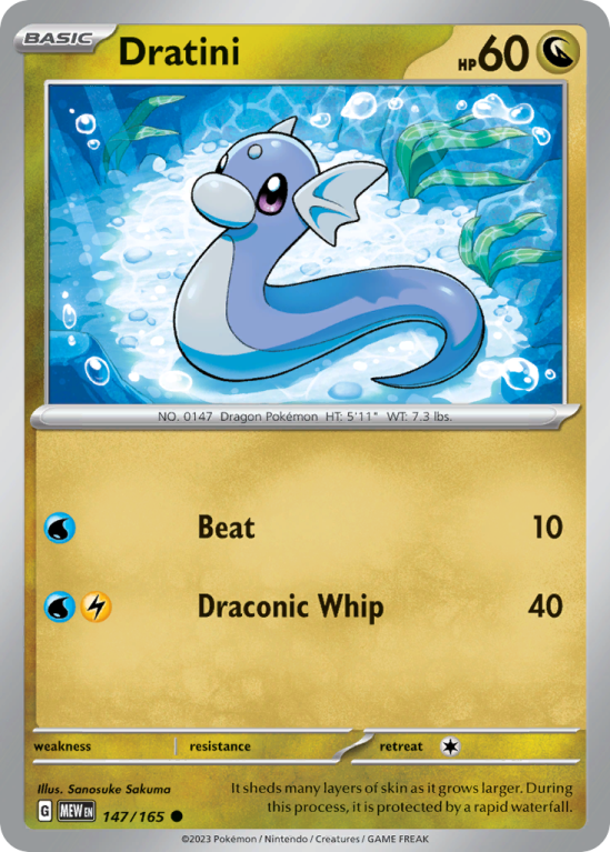 Dratini 147/165 Scarlet & Violet 151