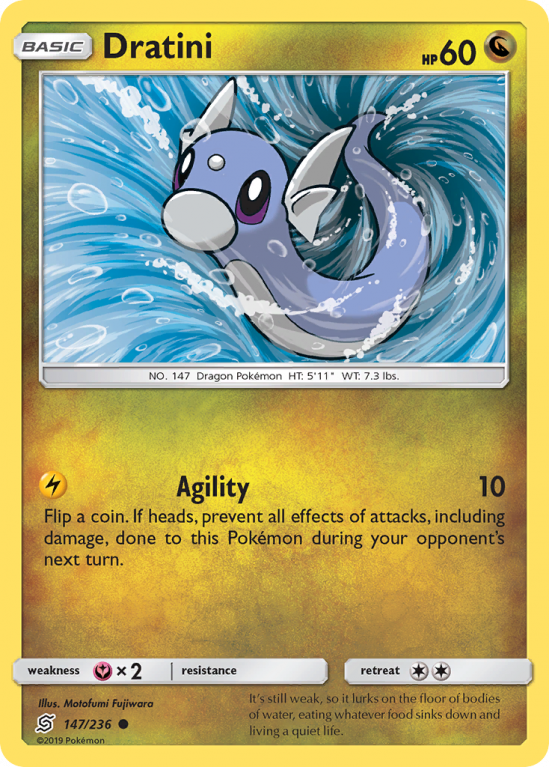 Dratini 147/236 Sun & Moon Unified Minds