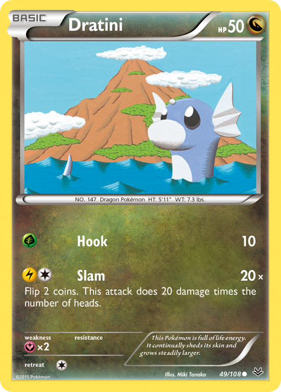 Dratini 49/108 XY Roaring Skies
