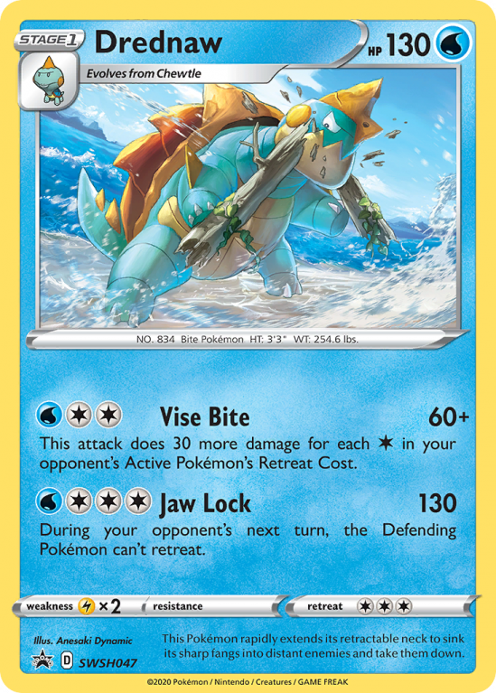 Drednaw SWSH047/103 Sword & Shield SWSH Black Star Promos