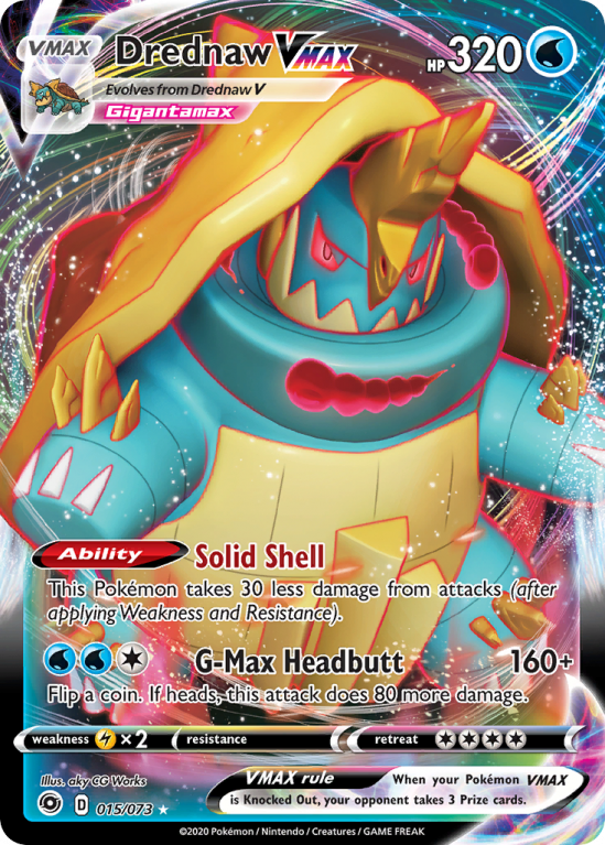 Drednaw VMAX 15/73 Sword & Shield Champion's Path