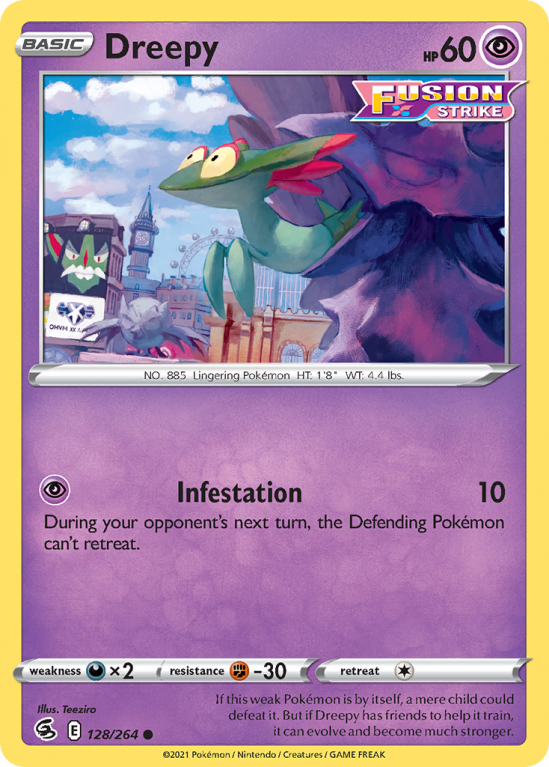 Dreepy 128/264 Sword & Shield Fusion Strike