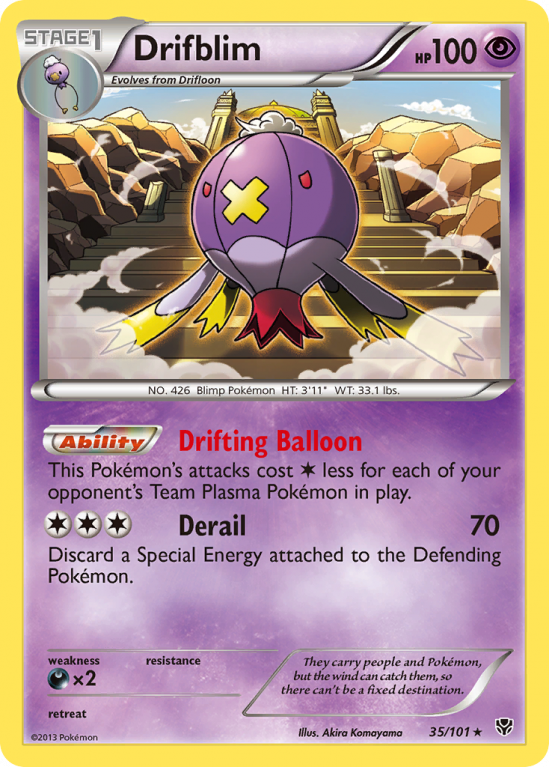 Drifblim 35/101 Black & White Plasma Blast