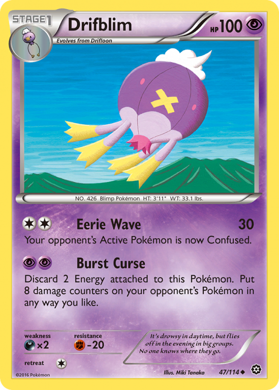 Drifblim 47/114 XY Steam Siege