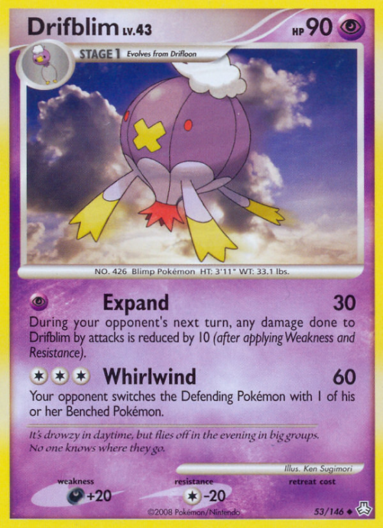 Drifblim 53/146 Diamond & Pearl Legends Awakened
