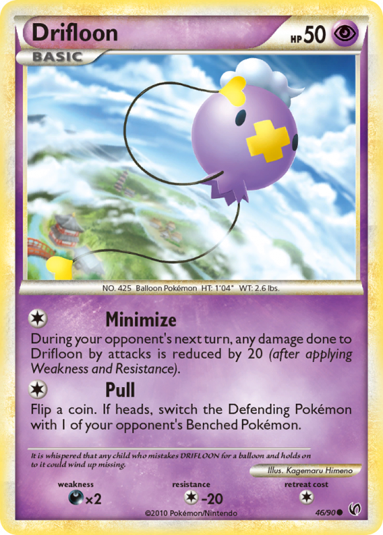 Drifloon 46/90 HeartGold & SoulSilver HS—Undaunted