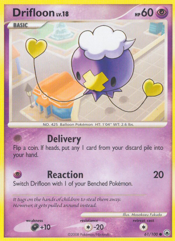 Drifloon 61/100 Diamond & Pearl Majestic Dawn