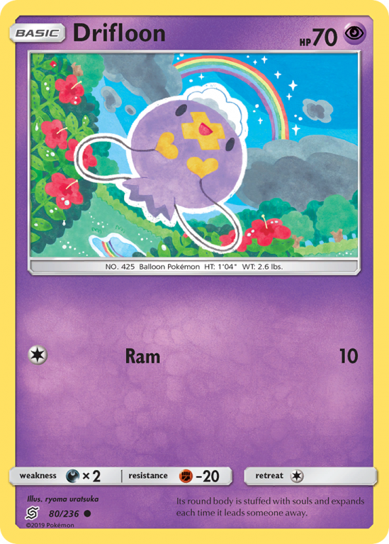 Drifloon 80/236 Sun & Moon Unified Minds