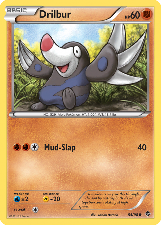 Drilbur 55/98 Black & White Emerging Powers