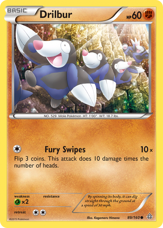 Drilbur 89/160 XY Primal Clash