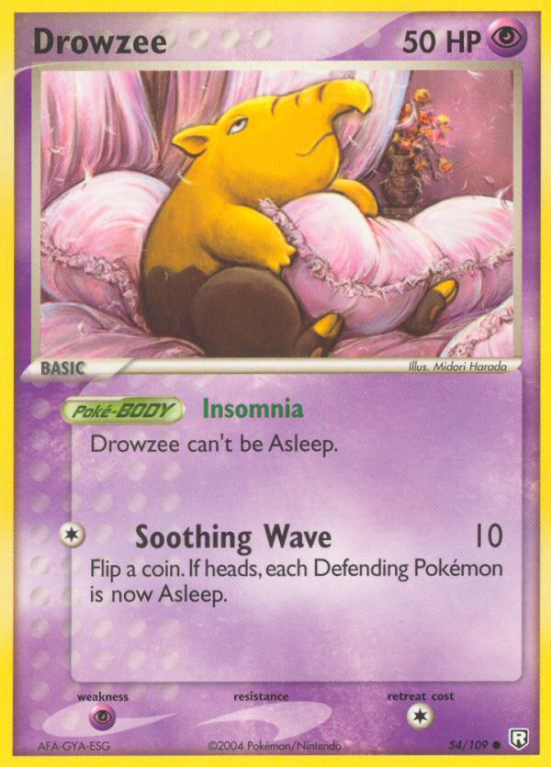 Drowzee 54/109 EX Team Rocket Returns