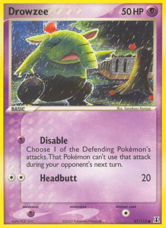 Drowzee 67/113 EX Delta Species
