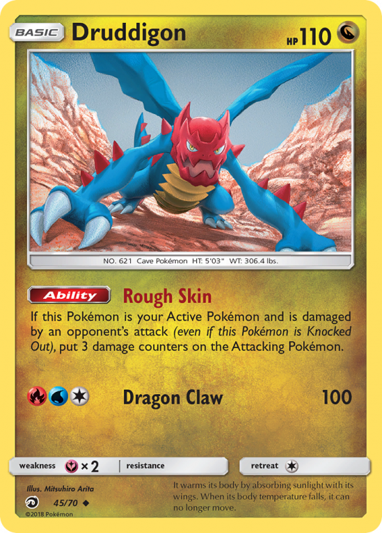Druddigon 45/70 Sun & Moon Dragon Majesty