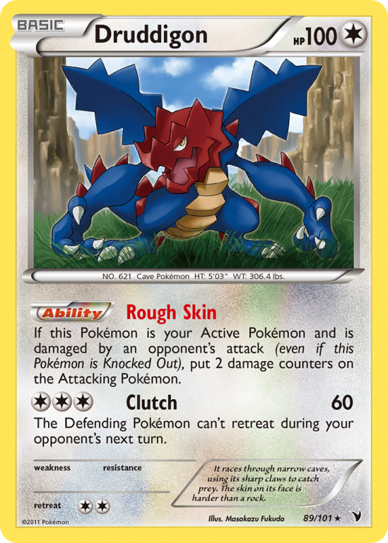 Druddigon 89/101 Black & White Noble Victories