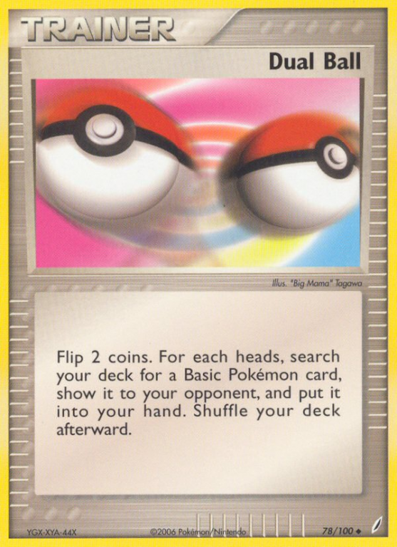 Dual Ball 78/100 EX Crystal Guardians