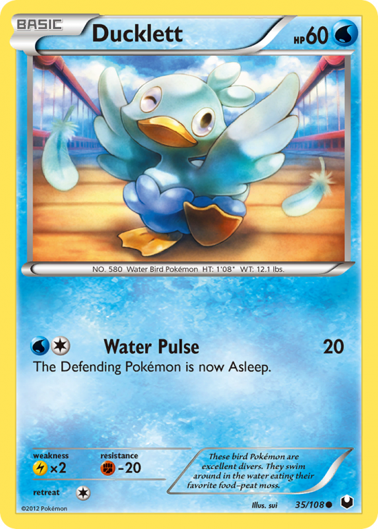 Ducklett 35/108 Black & White Dark Explorers