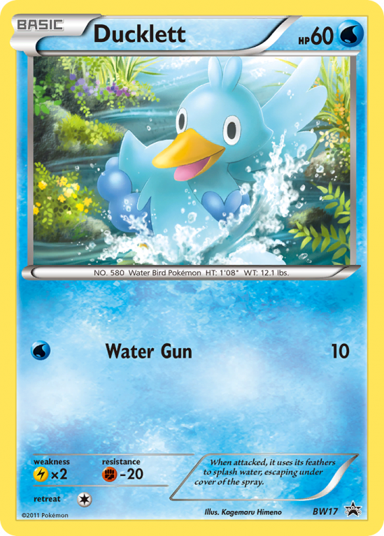 Ducklett BW17/101 Black & White BW Black Star Promos