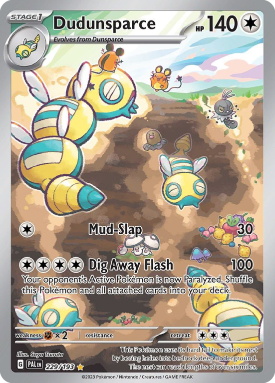 Dudunsparce 229/193 Scarlet & Violet Paldea Evolved