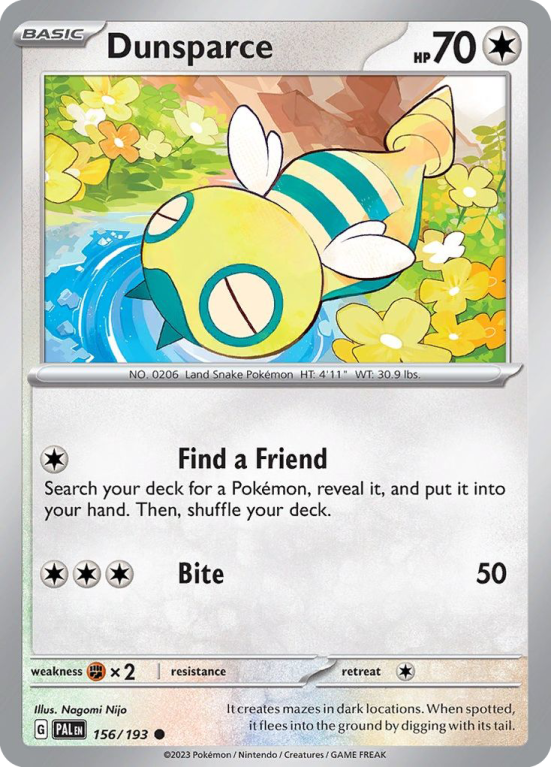 Dunsparce 156/193 Scarlet & Violet Paldea Evolved