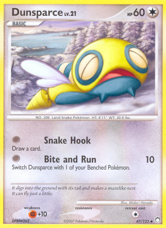 Dunsparce 47/123 Diamond & Pearl Mysterious Treasures