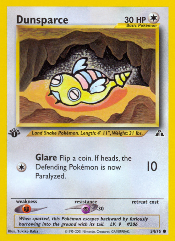Dunsparce 54/75 Neo Neo Discovery