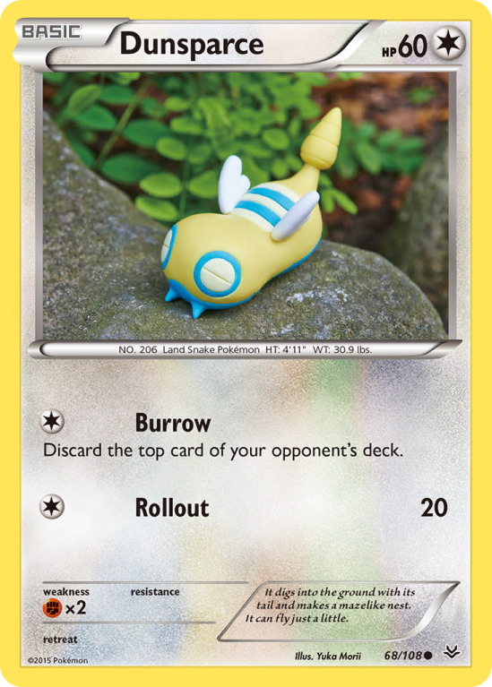 Dunsparce 68/108 XY Roaring Skies