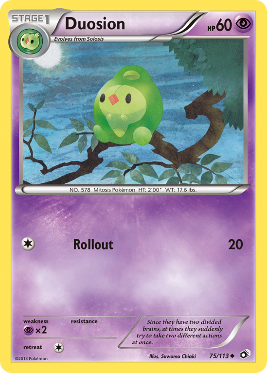 Duosion 75/113 Black & White Legendary Treasures