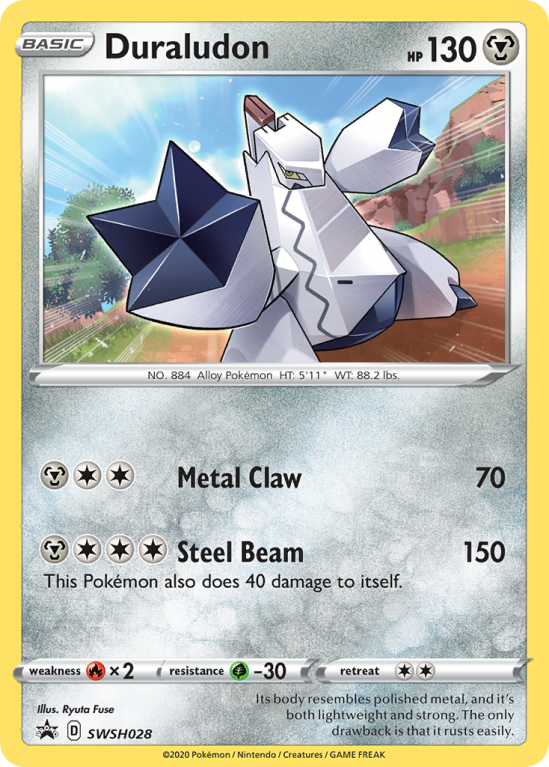 Duraludon SWSH028/103 Sword & Shield SWSH Black Star Promos