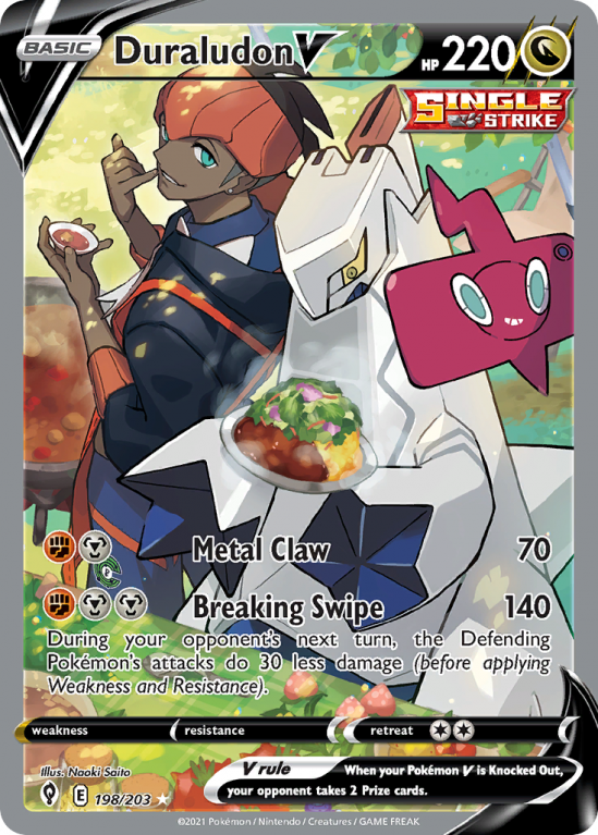 Duraludon V 198/203 Sword & Shield Evolving Skies