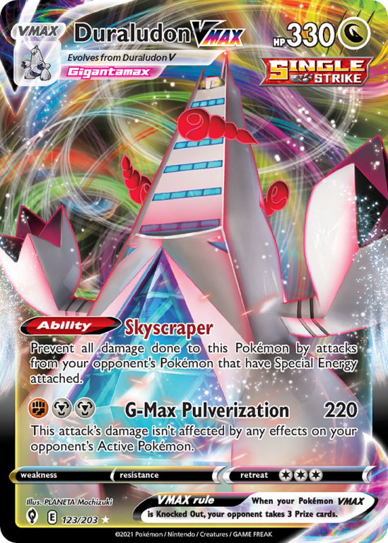 Duraludon VMAX 123/203 Sword & Shield Evolving Skies