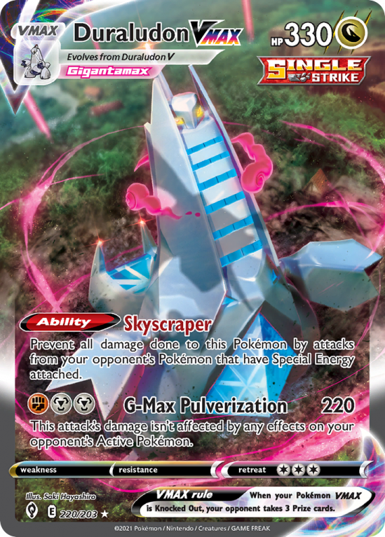 Duraludon VMAX 220/203 Sword & Shield Evolving Skies
