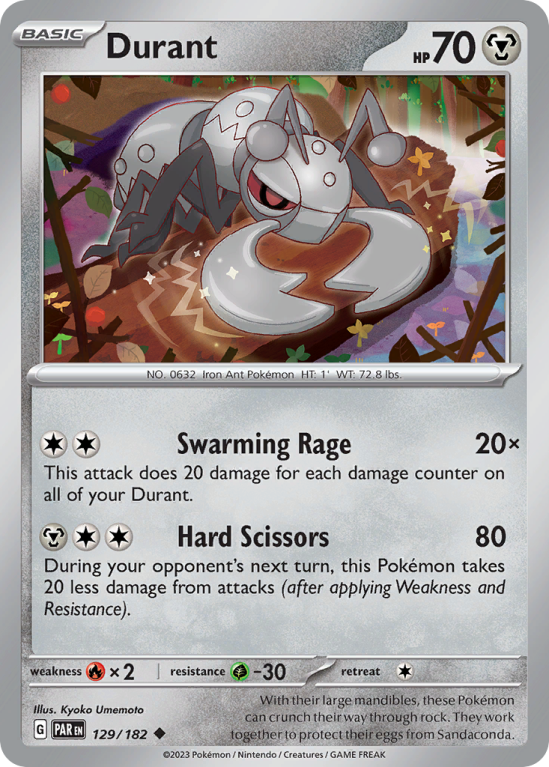 Durant 129/182 Scarlet & Violet Paradox Rift