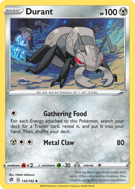 Durant 132/192 Sword & Shield Rebel Clash