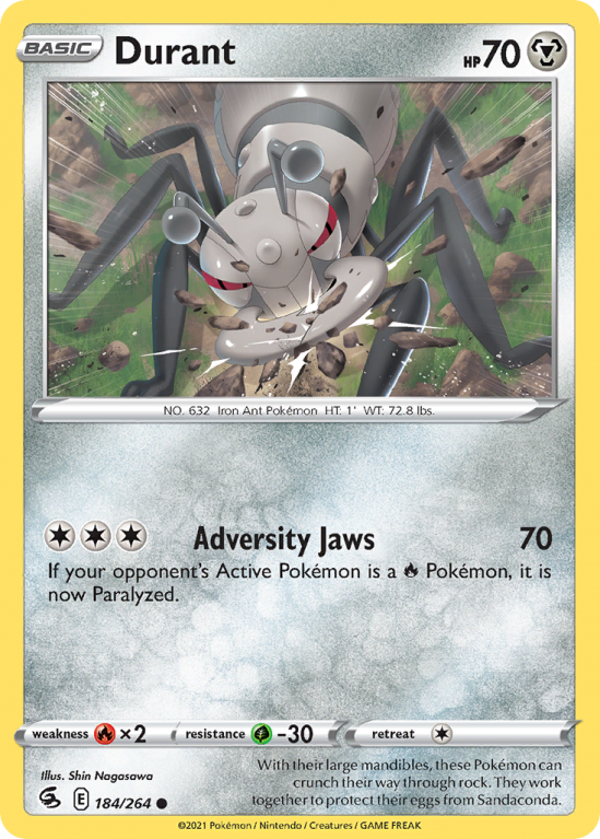 Durant 184/264 Sword & Shield Fusion Strike