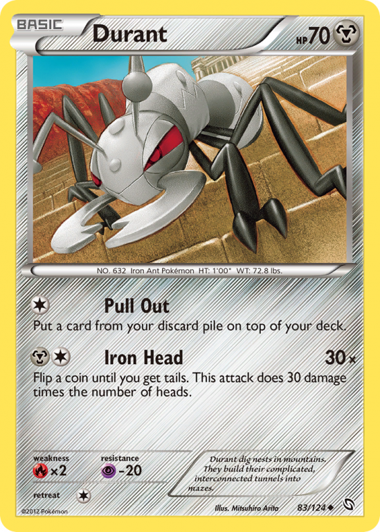 Durant 83/124 Black & White Dragons Exalted